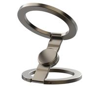 Ujjdwiurgh Portable Magnetic Phone Stand Fingertip Gyroscope Stress Relief Toy for Home Office Desk Accessories for Travel Grey