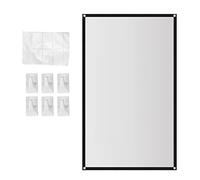 Ujjdwiurgh Portable Projector Screen for Home Theater Outdoor HD White Foldable Anti-Crease (60Inch)