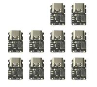 Ujjdwiurgh Power Board Protection Module 10pcs Type-C 5V Charge Discharge Integrated 3.7V 4.2V 18650 Lithium Battery Charging Boost