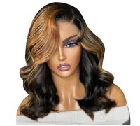 Ujjdwiurgh Pre-Pulled Straight Lace Front Wig Women'S Wig Glueless Front Closure Ready to Wear Wig Straight Hair
