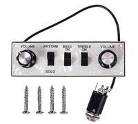 Ujjdwiurgh Prewired Width Control Plate Loaded Switch Wiring Harness Guitar Circuit Board Stringed Instruments Accessories