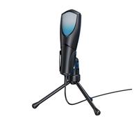 Ujjdwiurgh Professional Desktop Gaming Microphone USB Condenser RGB Light Live Streaming Video Conference Microphone