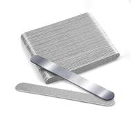 Ujjdwiurgh Professional Russian Manicure Replaceable Emery Boards, for Salon, 50 Pcs + 1 Metal Board Set Reusable Peel and Stick Nail Files