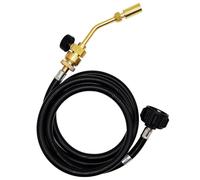 Ujjdwiurgh Propane Torch Welding Torch Soldering BBQ Torch with Regulating Valves 1.8M Hose Welding Tool Easy Install Easy to Use
