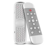 Ujjdwiurgh Q40 Voice Remote Control 2.4G Wireless Keyboard Air Mouse IR Learning Micro-Type Gyro Backlit White