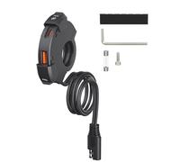 Ujjdwiurgh QC3.0 Motorcycle USB Charger 30W USB Fast Charger Waterproof Handlebar Mounting Bracket Charger for Bike Digital Camer