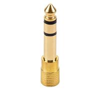 Ujjdwiurgh QUALITY HEADPHONE ADAPTER STEREO GOLD PLUG 1/4" (6.3mm) Male to 1/8" (3.5mm) Female