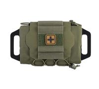 Ujjdwiurgh Quick Deployment Kit Outdoor Quick Pull Medical Kit Outdoor Hunting Camping Emergency Survival Kit Green