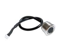 Ujjdwiurgh R503Pro 1500 Capacity Round RGB LED Control DC3.3V Capacitive Fingerprint Module Sensor Scanner for Access Control,UART Easy Install Easy to Use