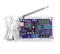 Ujjdwiurgh Radio Assembly Kit FM Circuit Board Making Microcontroller DIY Electronic Production Soldering Practice Loose Parts Accessories