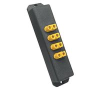 Ujjdwiurgh RC Aircraft Model Robot Power Supply Module 2000W Dual-Channel Power Distribution Board Input Four-Channel Output