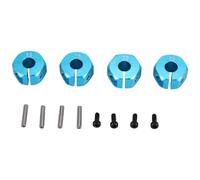 Ujjdwiurgh RC Blue Aluminum 7.0 Wheel Hex 12mm Drive with Pins Screws 4P Ca