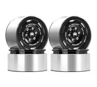 Ujjdwiurgh RC Crawler 1.9inch Beadlock Wheels Aluminum Retro Wheel Hub for 1/10 TRX4 TRX6 SCX10 II III Gen 8 7 D90