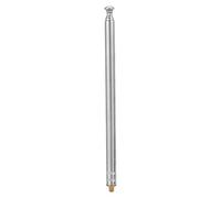 Ujjdwiurgh RC Model Car 5 Silver 5 Section 3 mm External Threaded Expansion Antenna