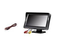 Ujjdwiurgh Rear View Camera Wide Degree 4.3inch TFT LCD Display or Monitor Waterproof Night Vision Reversing Backup, Monitor