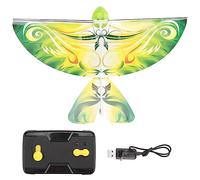 Ujjdwiurgh Remote-Controlled Bird Simulation Flapping-Wing Flight Pigeon Induction Bird Electric Eagle Remote Control Bird Green