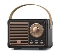 Ujjdwiurgh Retro Bluetooth Speaker, Vintage Decor, Small Wireless Bluetooth Speaker for Kitchen Desk Bedroom Office Outdoor