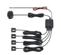 Ujjdwiurgh Reversing Radar Adjustable Volume Buzzer Sensor Parking Assist Black Car Supplies Universal