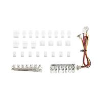 Ujjdwiurgh RGBW LED Kit Mini Button PCB Leds PTFE Wiring Harness Led Light for 2.4 Trident StealthBurner Extruder