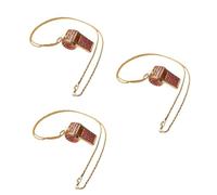 Ujjdwiurgh Rose Red Necklace Style, Exquisite -Encrusted Referee Whistle, Cute Rhinestone Whistle, Metal Whistle