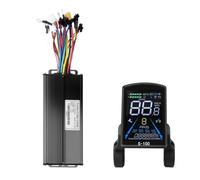 Ujjdwiurgh S-100 Electric Bike Display Meter Sine Wave Controller Kit 35A 36V/48V/52V for Scooter E-Bike Modification Accessories