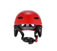 Ujjdwiurgh Safety Protector Helmet 11 Breathing Holes for Kayak Canoe Surf Paddleboard - Red
