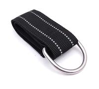 Ujjdwiurgh Scuba Diving Wrist Band Nylon Webbing Belt with Sticker Stainless Steel D-Ring Strap Underwater Sports Equipment,1.5Inch