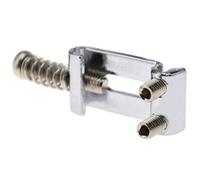 Ujjdwiurgh Set of 6 Replacement Chrome Tremolo Bridge Saddles For Electric Guitar