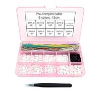 Ujjdwiurgh SH1.0 Connectors and Pre-Crimped Cables SH1.0mm for FPV Drone Flight Controller 15cm Wire