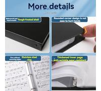 Ujjdwiurgh Sheet Music Folder,Music Stand Accessories, Sheet Music Holder,Writable & Detachable Choir Folder