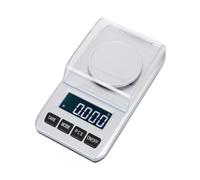 Ujjdwiurgh Silver 50g Mini Portable Electronic Scale 0.001g High Bag Jewelry Diamond Gemstone Balance Electronic Scale