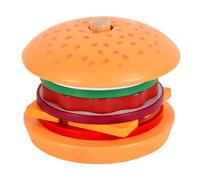 Ujjdwiurgh Simulation Wooden Pretend Hamburger Educational Food Cut and Assemble Hamburger