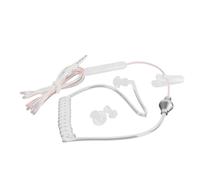 Ujjdwiurgh Single Headphone 3.5mm Anti Radiation Mobile Phone Earphone with Air Pipe Mic for Phone Transparent