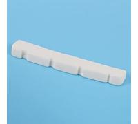Ujjdwiurgh Slotted Curved Bone Nut for 4 Strings PB Jazz, 4.2x3.2x4.6/4.6mm