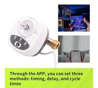 Ujjdwiurgh Smart WiFi Water Vavle Automation Linkage Valve Smart Water Vavle for DN15 APP Wireless Control Timer Alarm Automation Linkage Valve Comparible