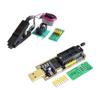 Ujjdwiurgh SOIC8 SOP8 Test Clip BIOS USB Programmer Module CH341 24 25 Series EEPROM Flash BIOS USB Programmer Module for EEPROM 93CXX / 25CXX / 24CXX