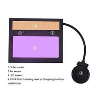 Ujjdwiurgh Solar Auto Darkening Welding Lens Panel Welding Helmet Mask Automatic Filtering Lampshade Eye Goggles