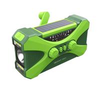 Ujjdwiurgh Solar Emergency Radio 10000mAh Hand Crank, AM/FM/NOAA, SOS Alert Flashlight, Reading Lamp A