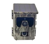 Ujjdwiurgh Solar Powered Night Vision Trail Camera 50MP 4K Hunting Cameras 0.3S Trigger Time Trail Camera Hunting Replacement (B)