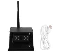 Ujjdwiurgh Solar Powered Wireless WiFi Backup Camera AI Blind Spot Detection for Bus Van Truck RV Front Rear View Magnetic Base