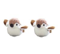 Ujjdwiurgh Sparrow Toy Doll Keychain Plush Toy Backpack Decoration Birthday Gift Doll Bag Ornament Keychain