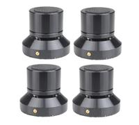 Ujjdwiurgh Speaker Isolation Stand Lead Alloy Adjustable Tray Pad Ceramic Ball Foot Speaker Stand Isolation Feet Spike Black Easy Install Easy to Use