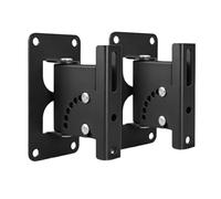 Ujjdwiurgh Speaker Wall Mount,Ceiling Mounting Bracket- 2Pcs Kit Featuring Angle Adjustment Household for Home, Office, KTV Sound Systems