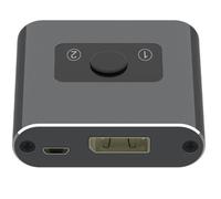 Ujjdwiurgh Splitter/Switch 2 Port Bi-Directional 4K Ultra HD -Compatible 1 in 2 Out 2 in 1 Out