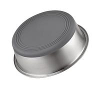 Ujjdwiurgh Stainless Steel Pet Bowl Dog Bone Pet Supplies Tableware Non-Slip Cats Bowl Drinking Water Dog Basin Dog Bowls(L) Easy to Use