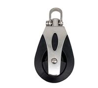 Ujjdwiurgh Stainless Steel Pulley Nylon Sailboat Plain Bearing Sheave Block Marine Rope Runner Boat Accessory