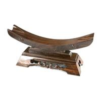 Ujjdwiurgh Stand Solid Wood Display Samurai Holder Stand Home Decor Craft 19x5.5x10CM