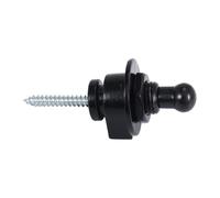 Ujjdwiurgh Strap Lock Straplocks Round Head for Electric Guitar Black