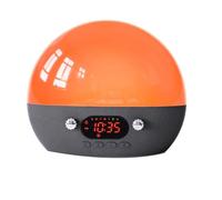 Ujjdwiurgh Sunrise Alarm Clock Bluetooth Speaker for Bedroom 11 White Noise Sound Machine,Sunset Night Light Wake Up Light for Kids