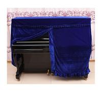Ujjdwiurgh Three-Dimensional Piano Cover, Gold Velvet Piano Cover, Thick Piano Dust Cover, Grand Piano Cover Red